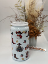 Load image into Gallery viewer, Western Christmas 16oz double wallHot/Cold tumbler
