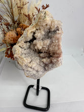 Load image into Gallery viewer, Brazilian Pink Amethyst Geode on stand
