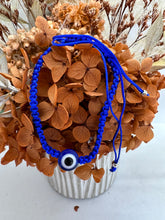 Load image into Gallery viewer, Blue Evil Eye Bracelet/Anklet

