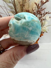 Load image into Gallery viewer, Blue Aragonite Sphere from Pakistan

